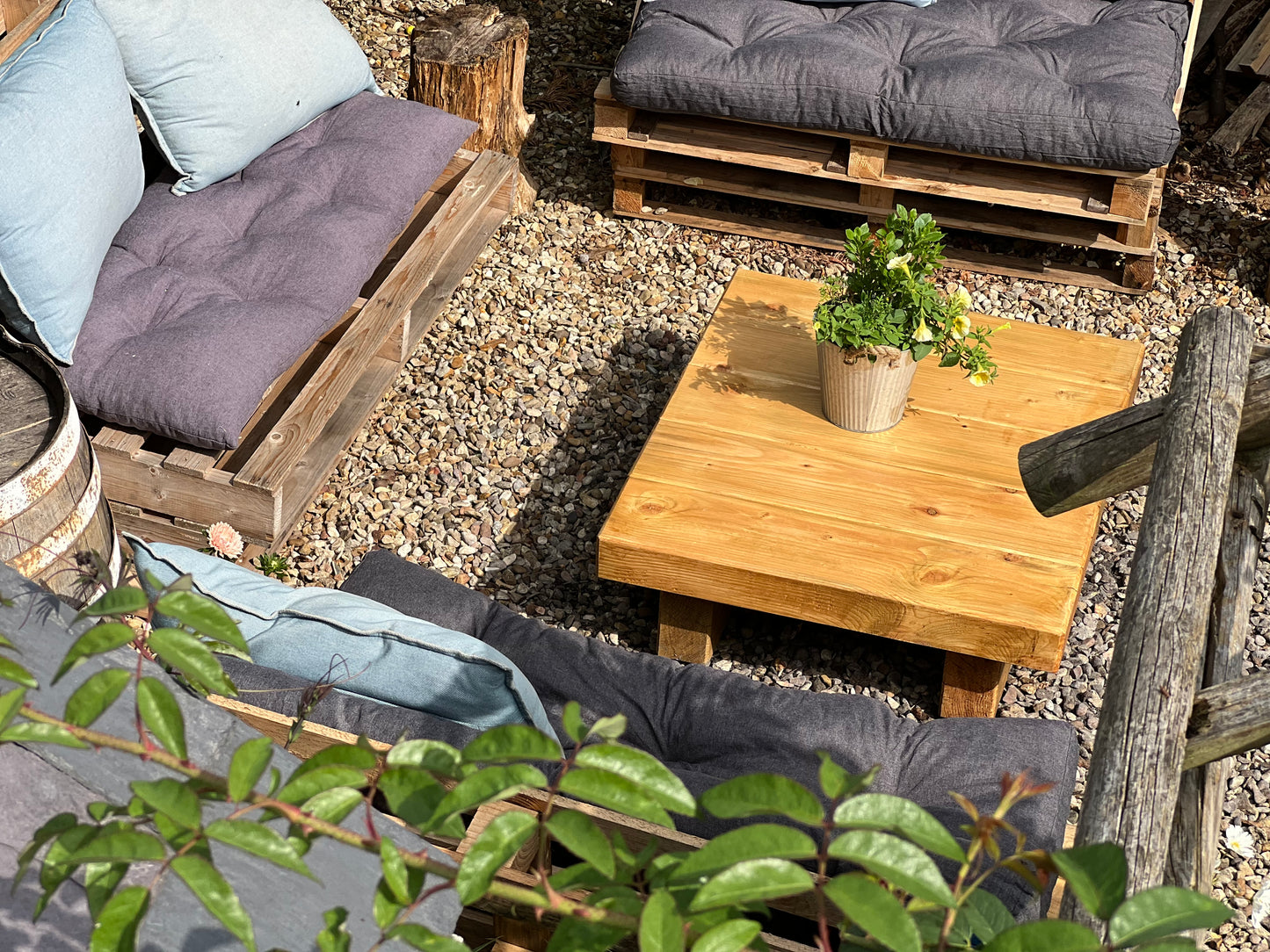 Low Outdoor Sleeper Table
