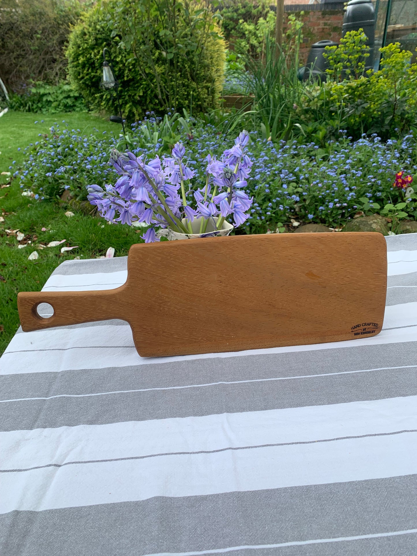 Kingsley Iroko serving board