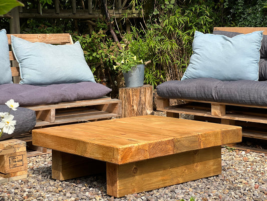 Low Outdoor Sleeper Table