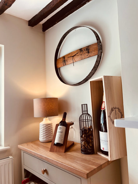 Kingsley Barrel Stave Clock