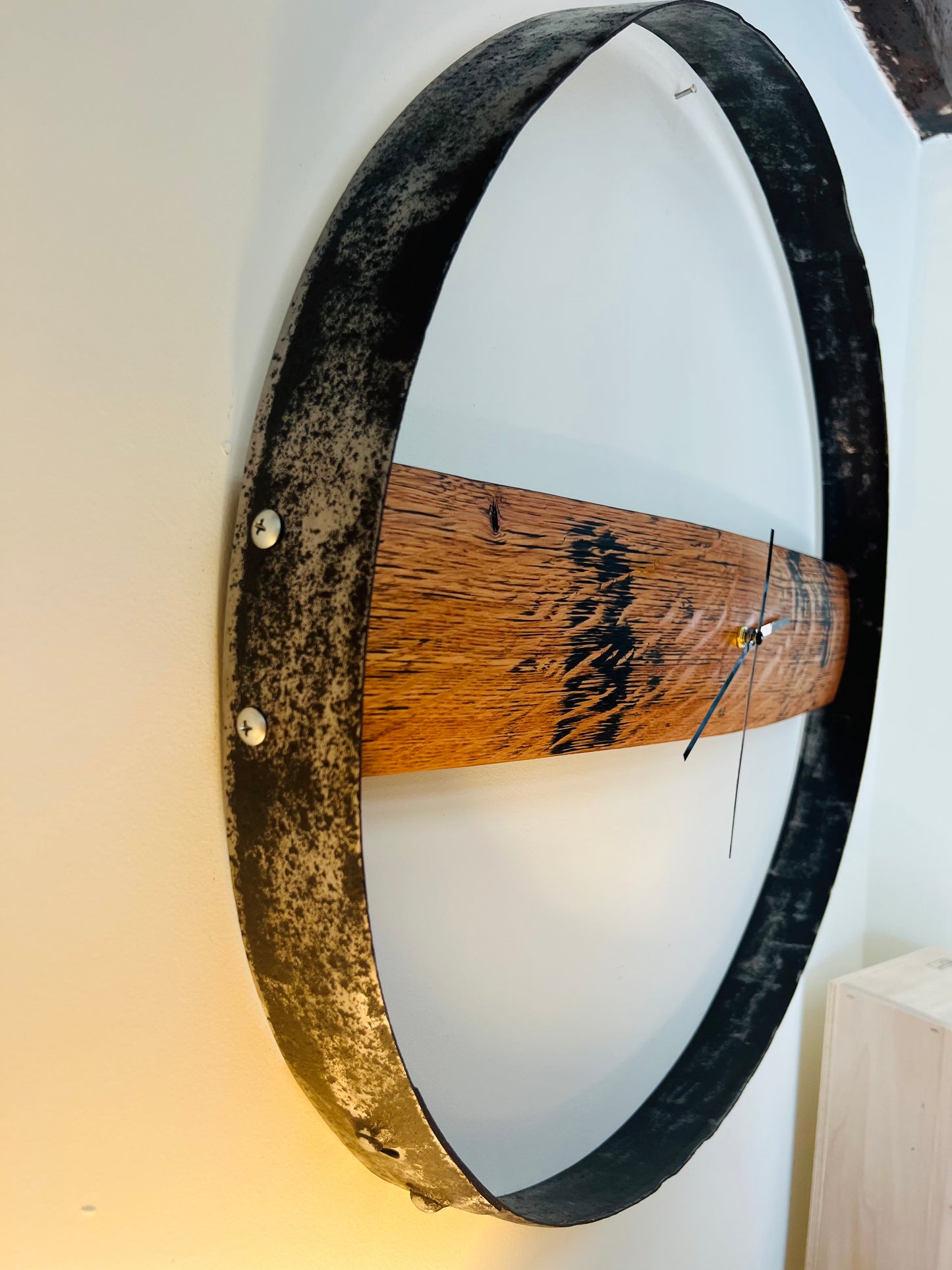 Kingsley Barrel Stave Clock