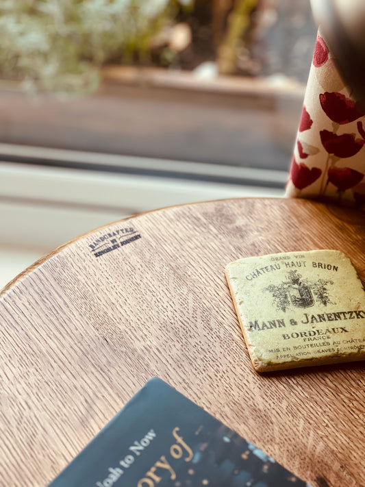 Kingsley Barrel Reading Table